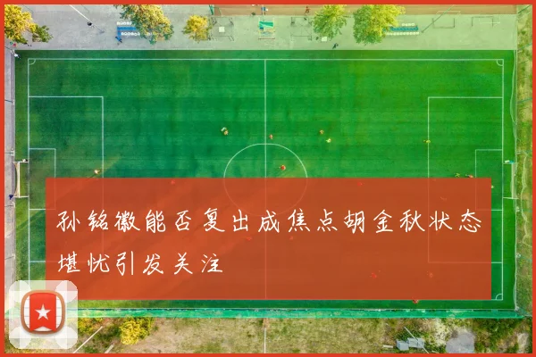 孙铭徽能否复出成焦点胡金秋状态堪忧引发关注
