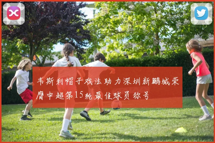 韦斯利帽子戏法助力深圳新鹏城荣膺中超第15轮最佳球员称号