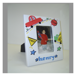 Picture Frame with Transportation Designs