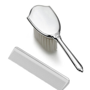 Girls Plain Brush and Comb Set