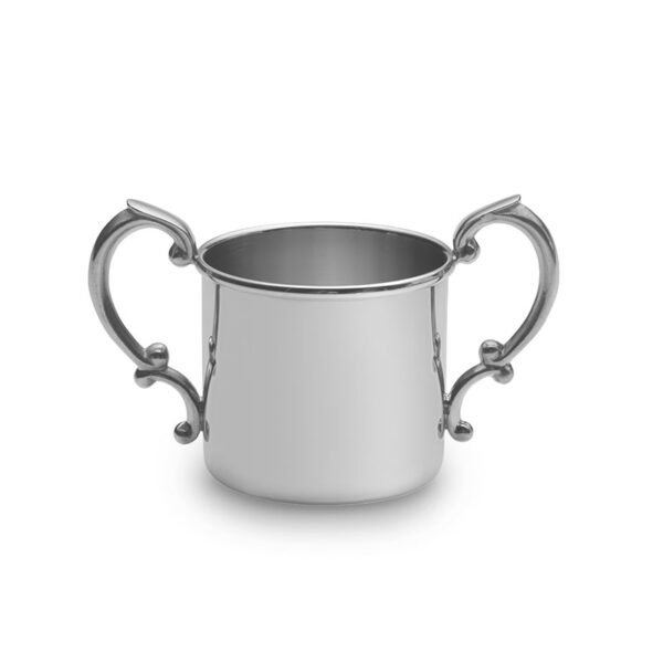 Sterling Silver Baby Cup Double Handle